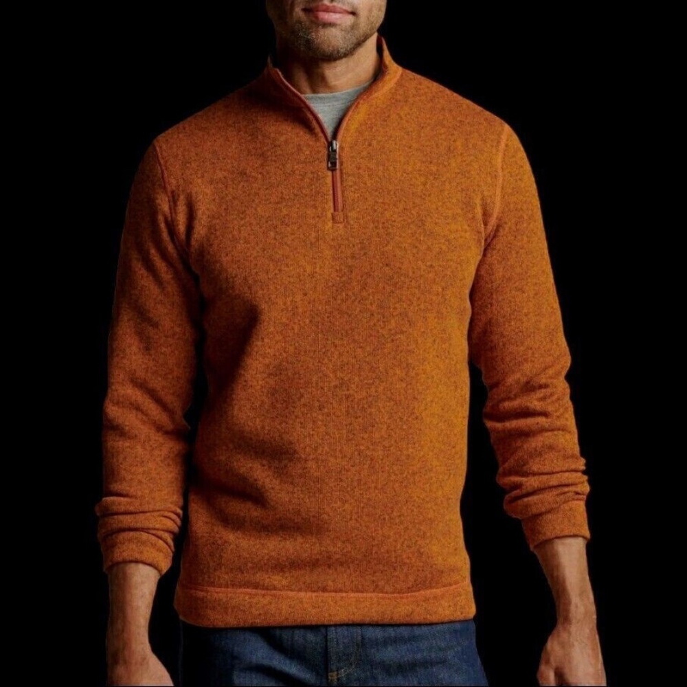 NWT Peter Millar Crown Men's Sweater Fleece Quarter Zip Large